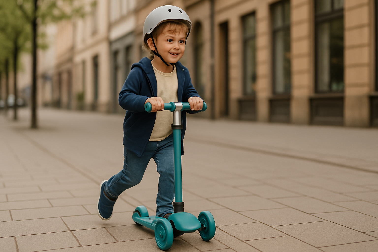 Vilken sparkcykel passar för ett fyraårigt barn?
