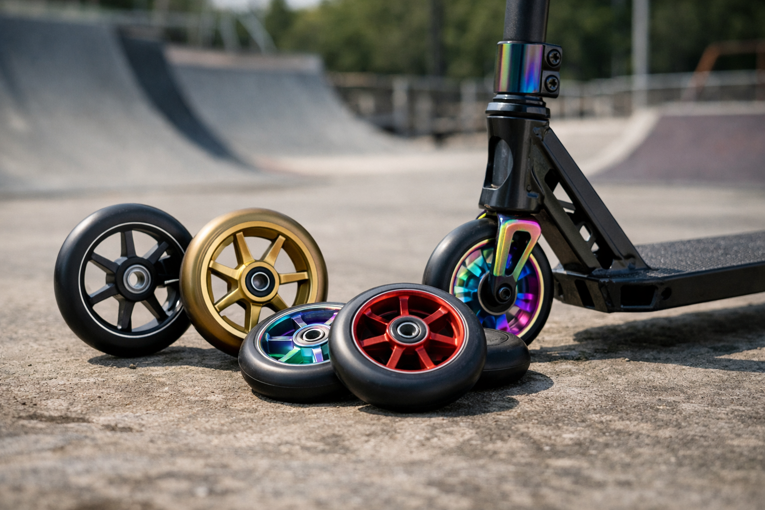 Vilka hjul ska man välja till en tricksparkcykel