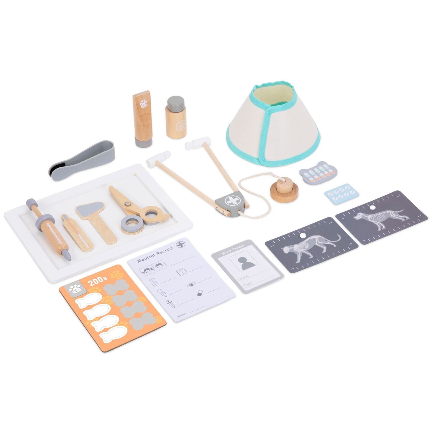 Djursjukhus - set i trä