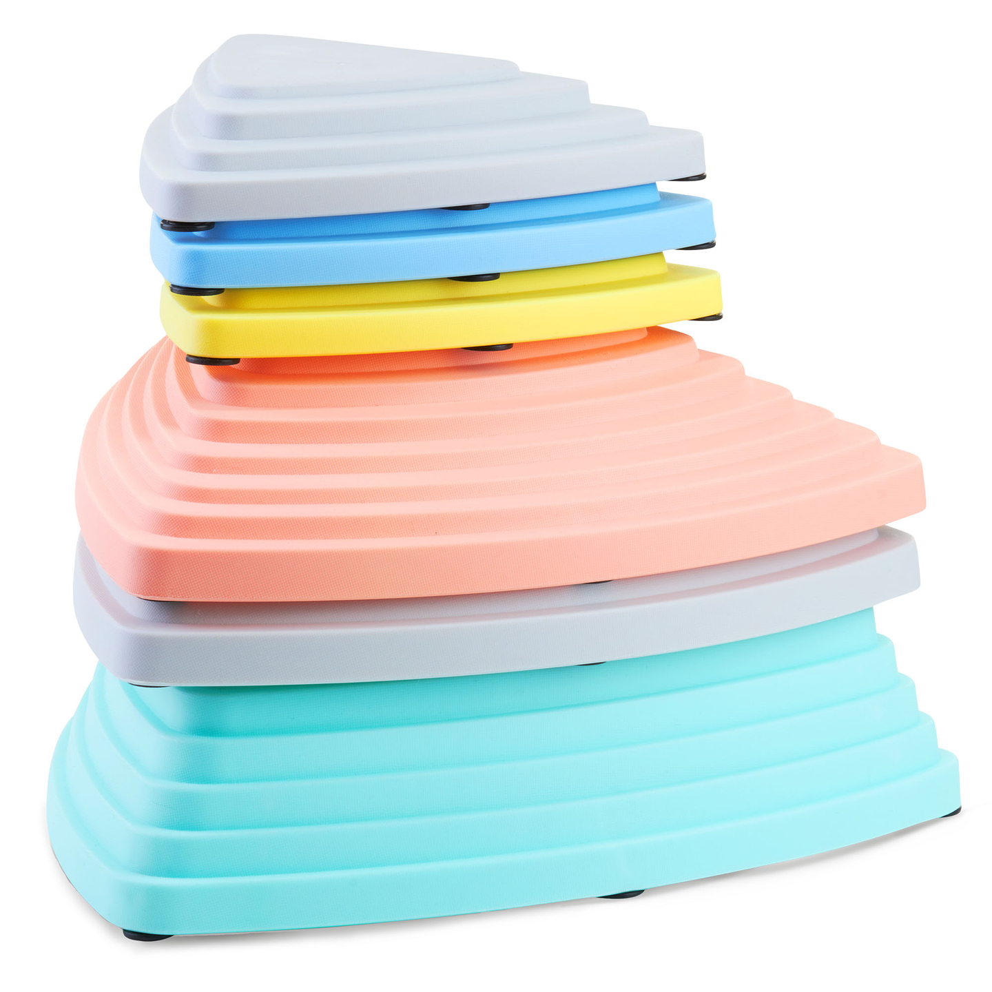 Färgglada balansstenar - 6 stycken