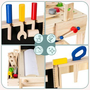 DIY-set i trä XXL - 75 bitar