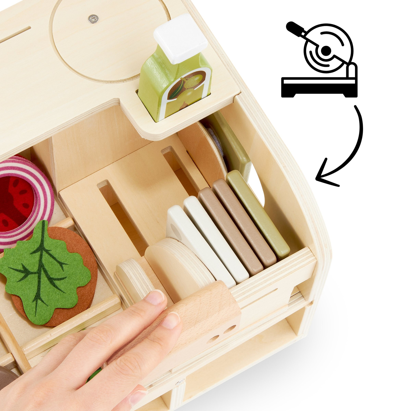 Smörgåsbar i trä - restaurang