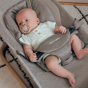 2-i-1 gungstol Moby-System LILY - grå