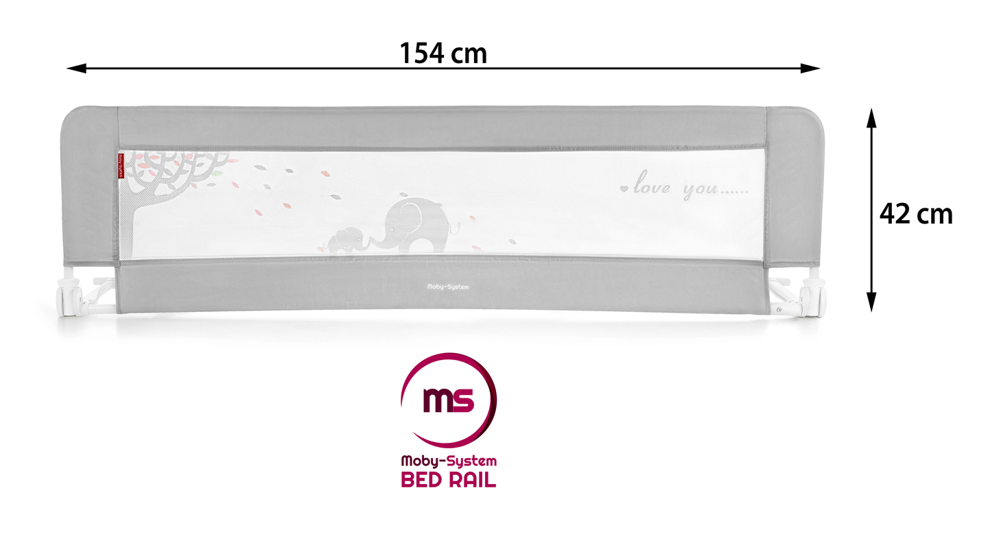 Säkerhetshinder för säng - Sängskena - Grå