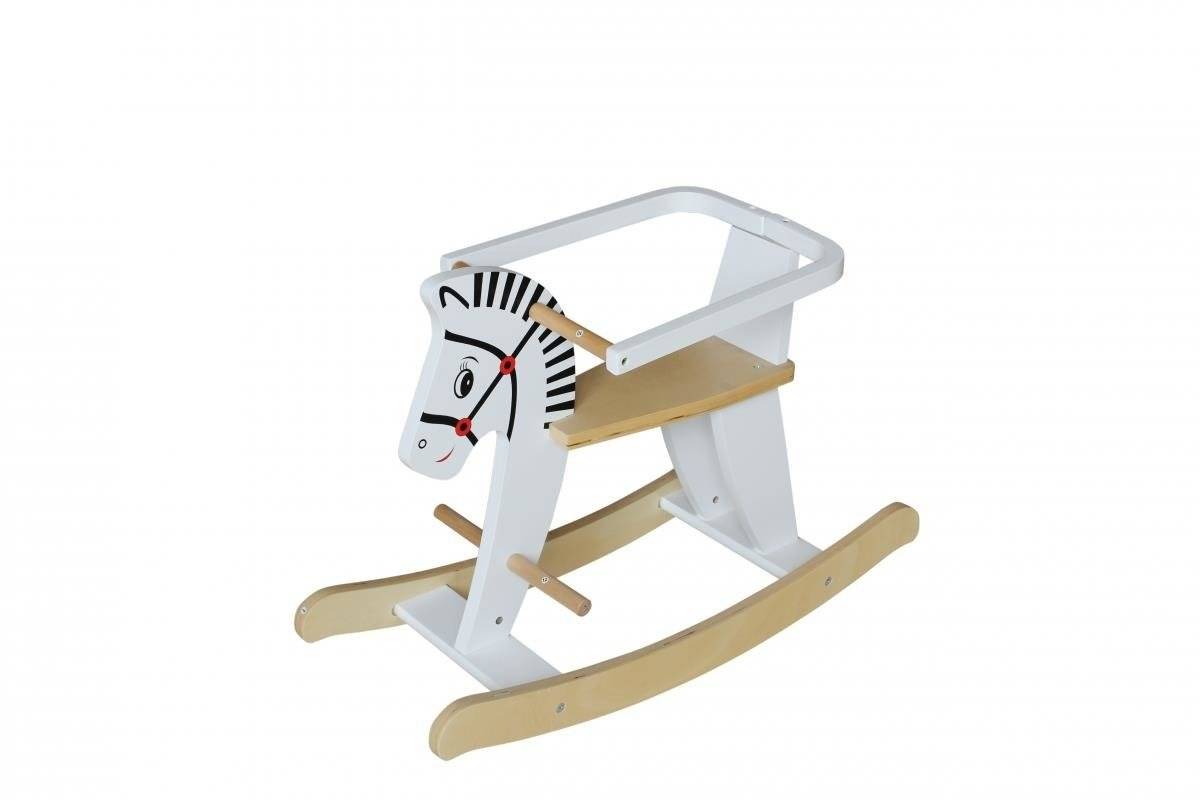 Gunghäst av trä med räcken K11