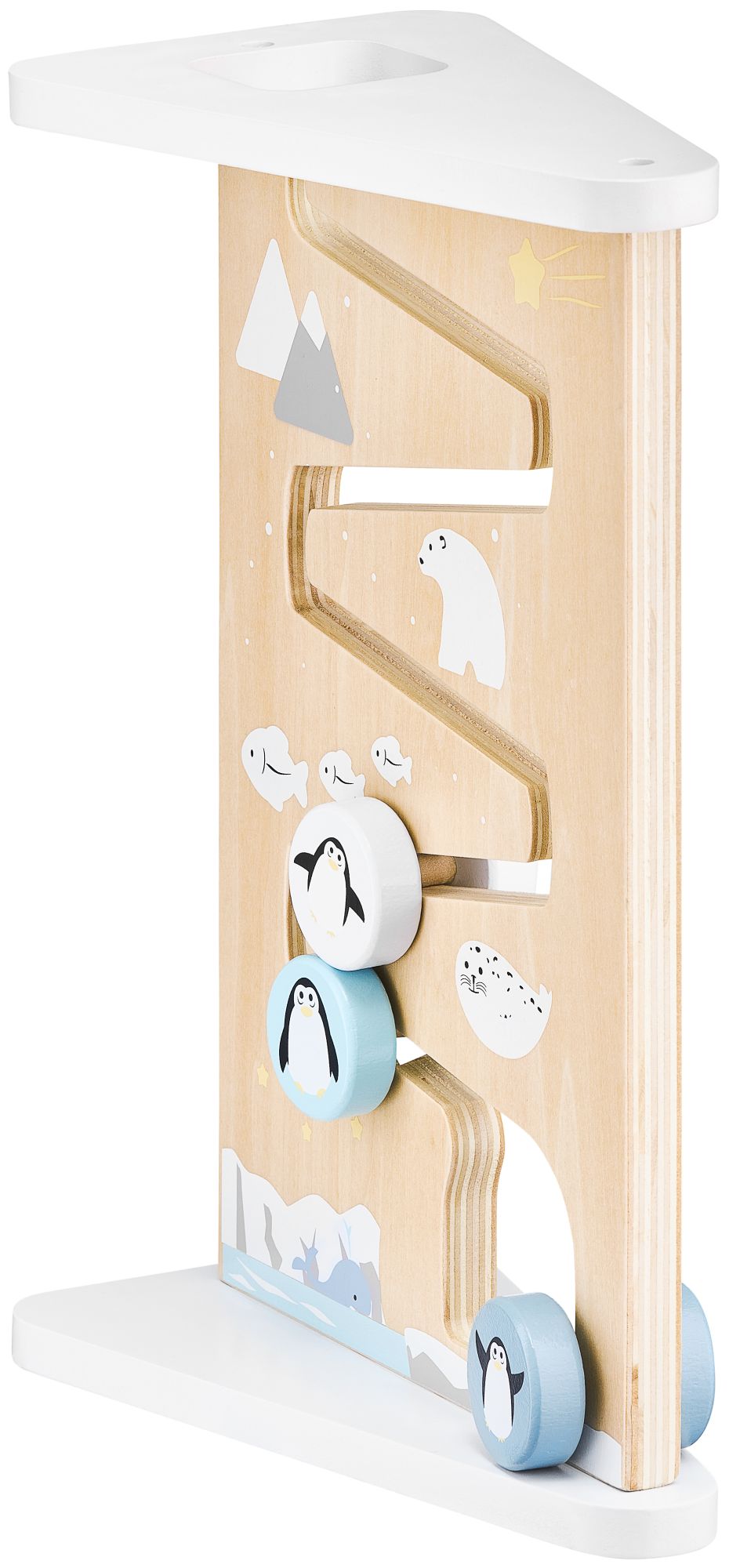 Trä med dubbelsidig sensorisk manipuleringsbräda