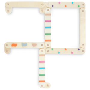 Balansbana i trä - sensorisk stig - 14 element