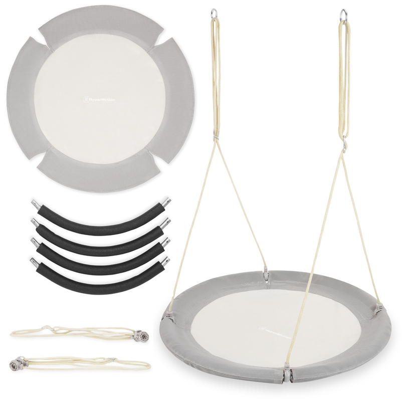 HyperMotion storkbo-gunga - 100 cm diameter, grå färg