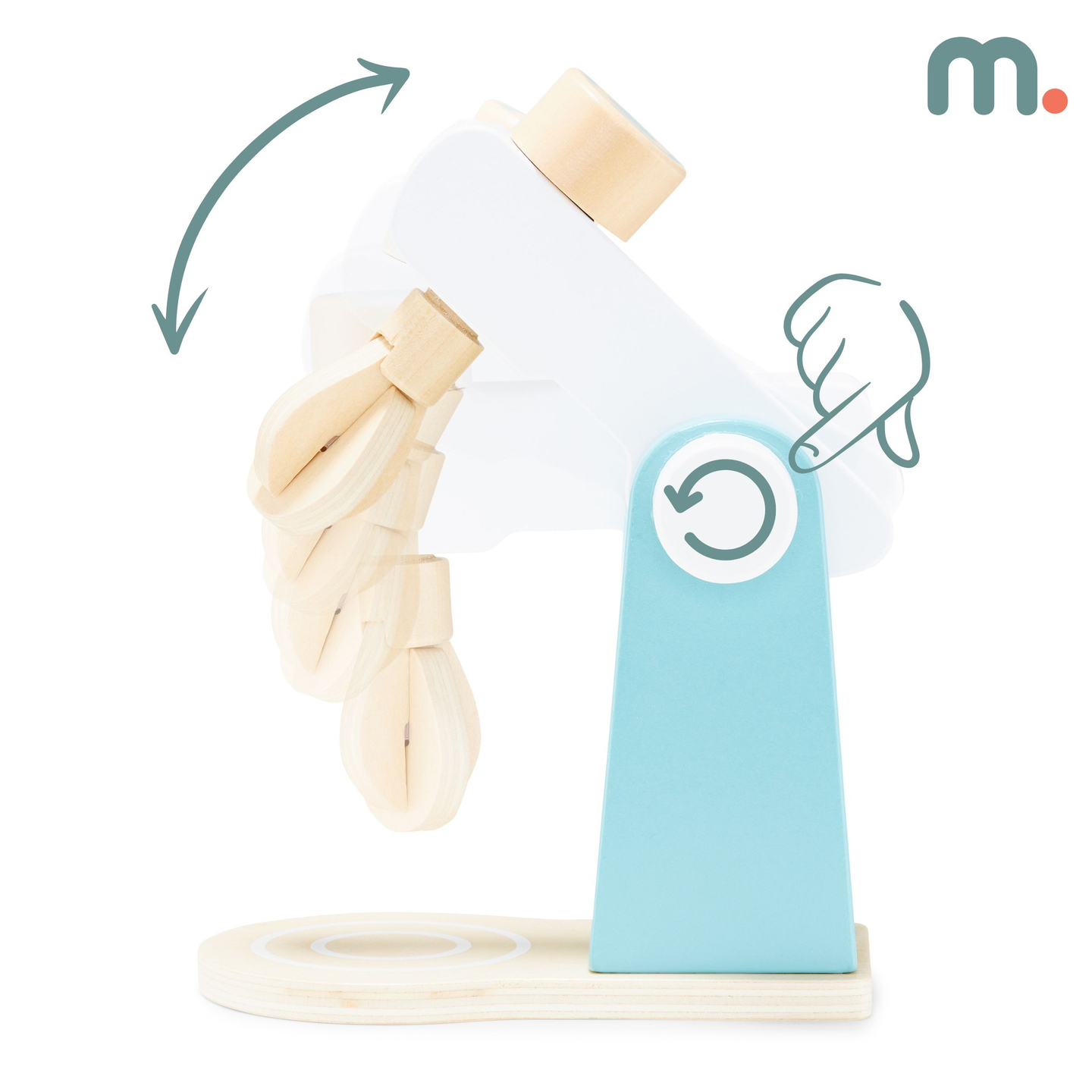 Träblandare med tillbehör