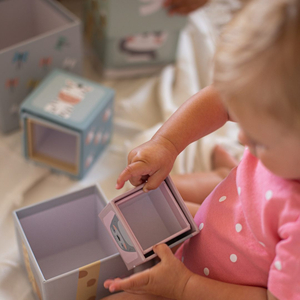 Pusseltorn för barn 10 bitar - siffror och djur