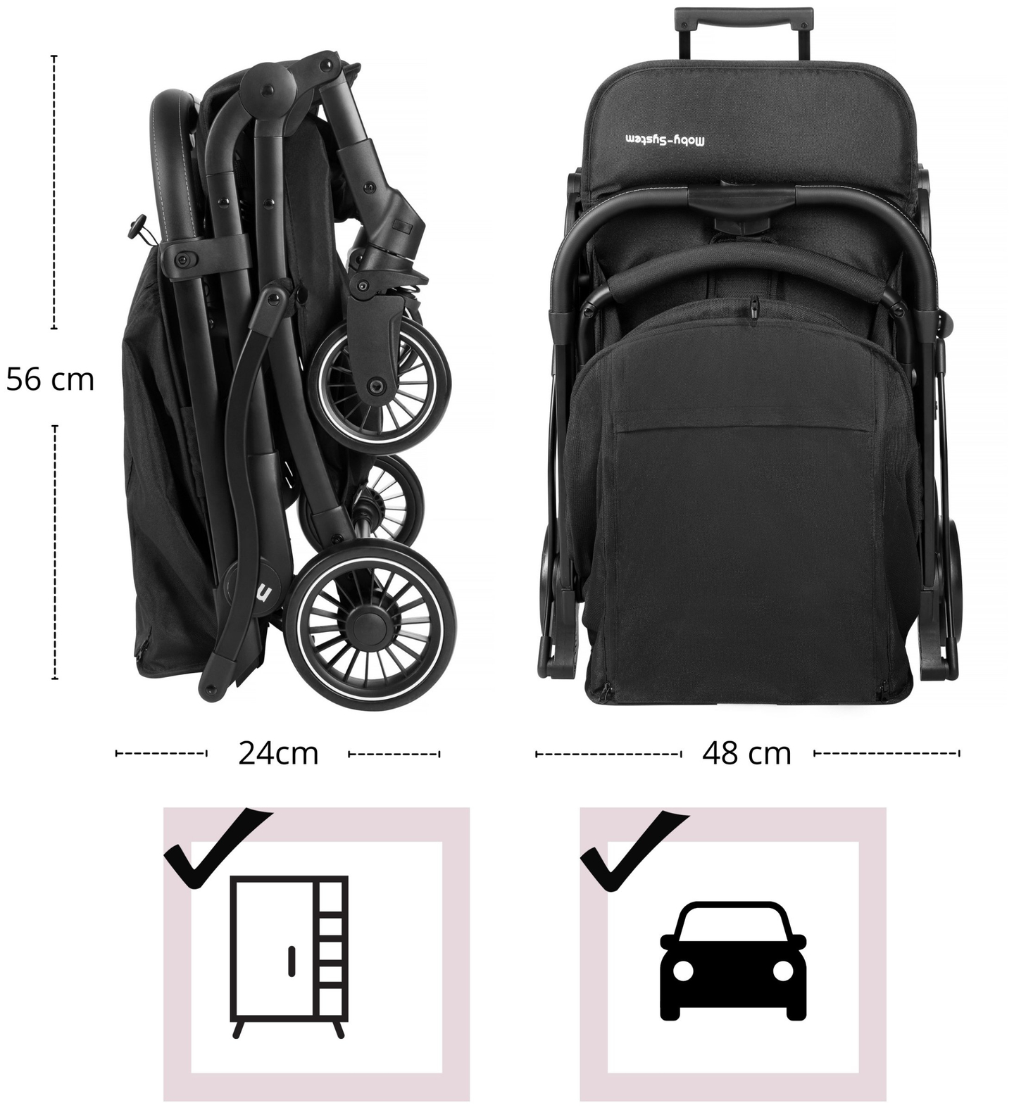 Moby-System barnvagn LENA