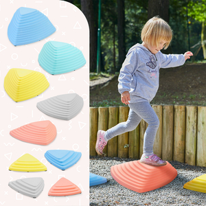 Färgglada balansstenar - 9 stycken