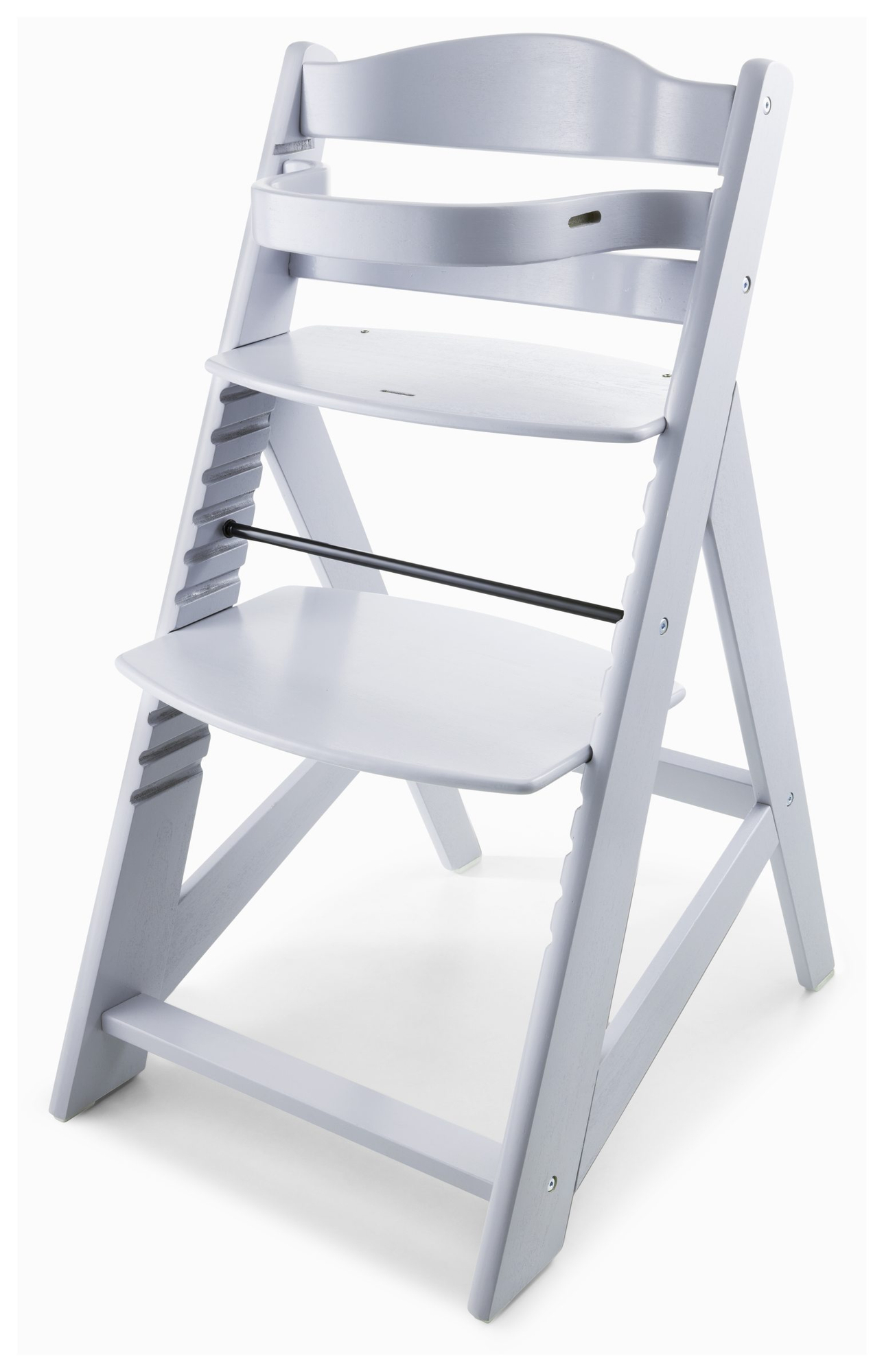 Träfåtölj Moby-System WOODY - grå färg