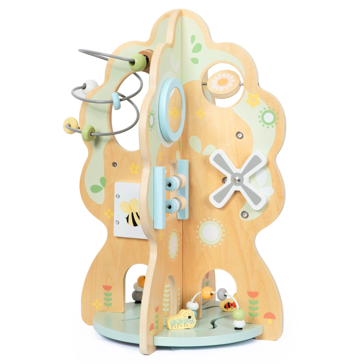 Trä pedagogisk leksak 10 i 1 - multifunktionellt träd