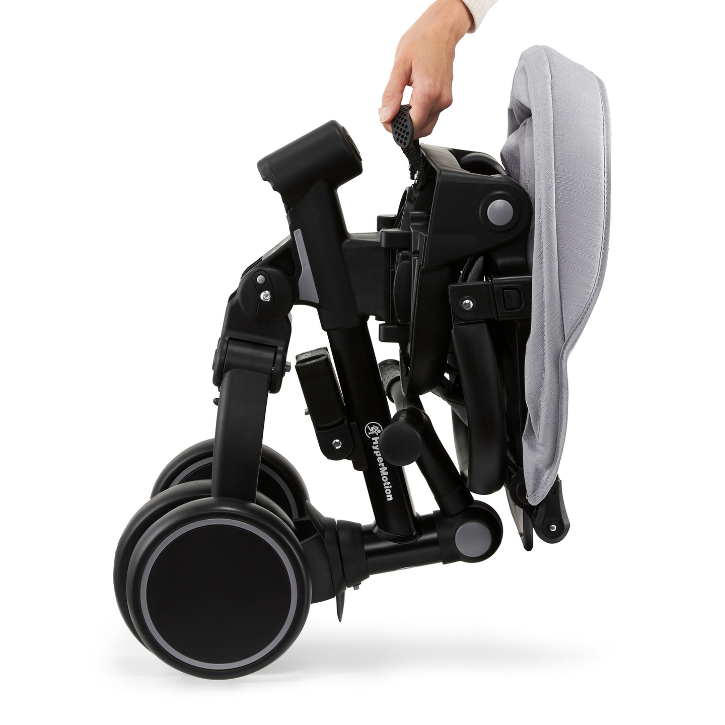 8in1 multifunktionell trehjuling TOBI FOREST - grå