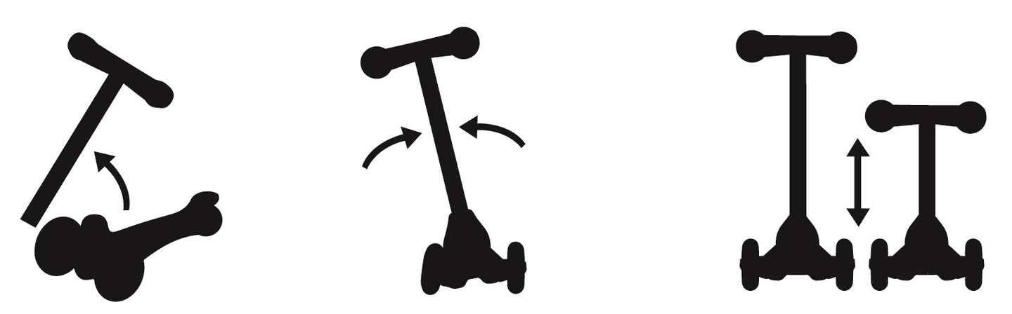 5in1 HyperMotion balansskotern - blå