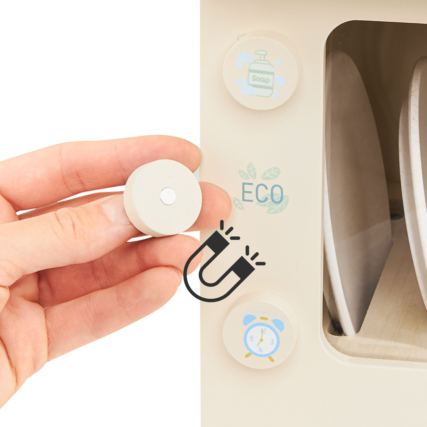 Trädiskmaskin med tillbehör