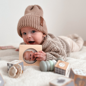 Montessorilåda för spädbarn - 6 leksaker