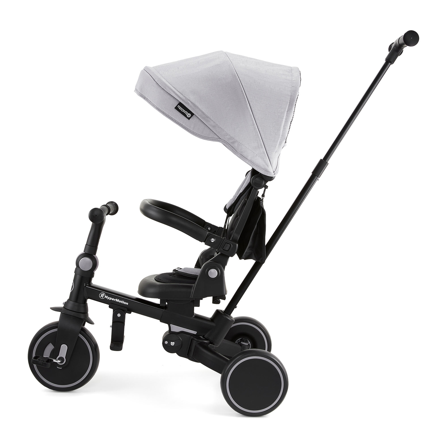 8in1 multifunktionell trehjuling TOBI FOREST - grå