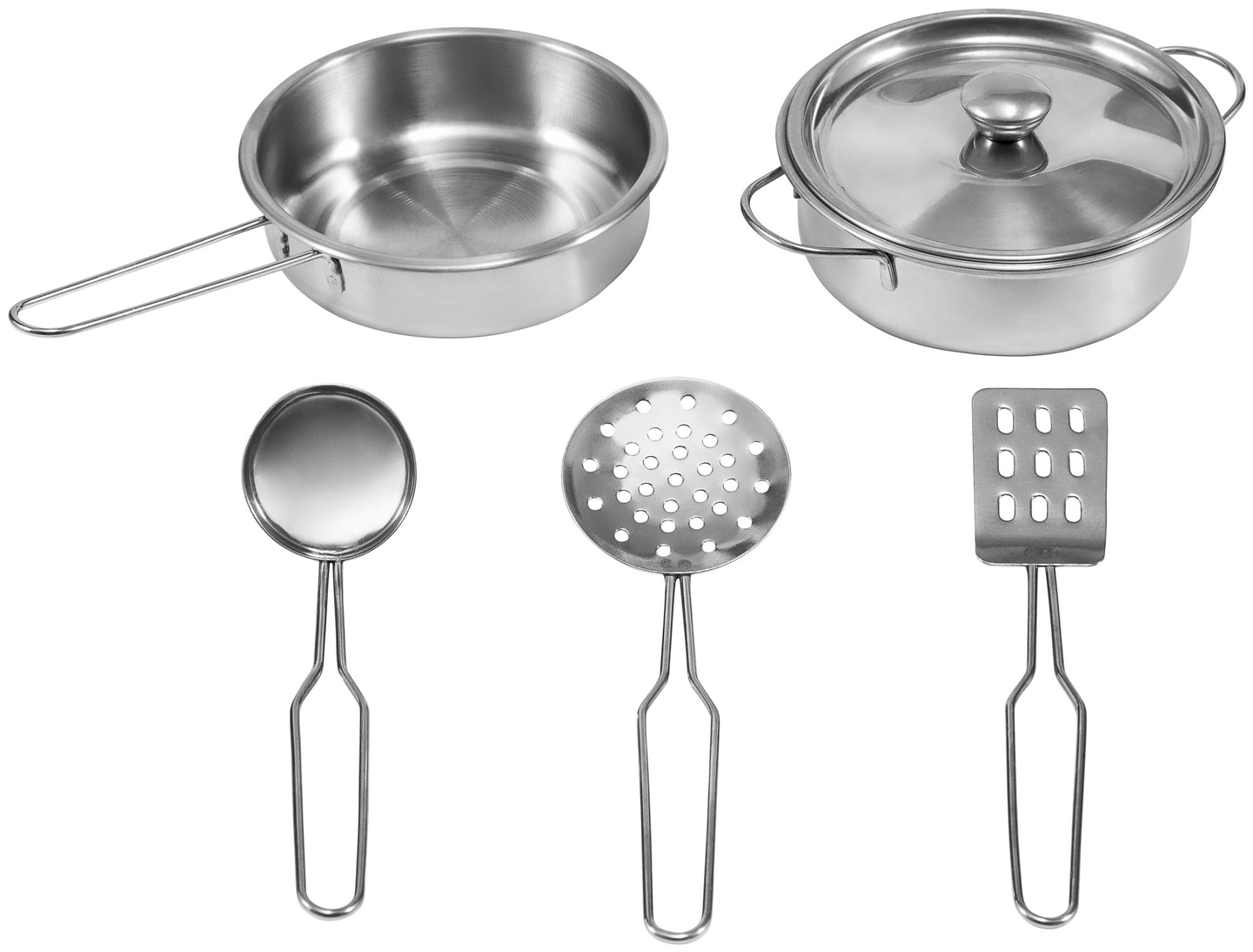 Stora vita kökstillbehör och förkläde i trä