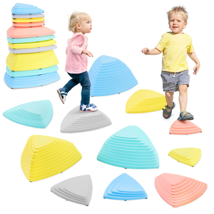 Färgade balanseringsstenar - 11 stycken