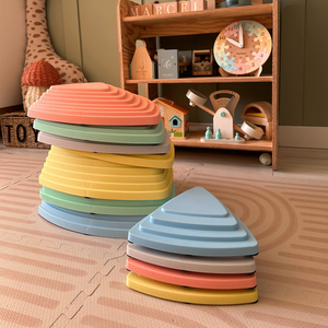 Färgade balanseringsstenar - 11 stycken