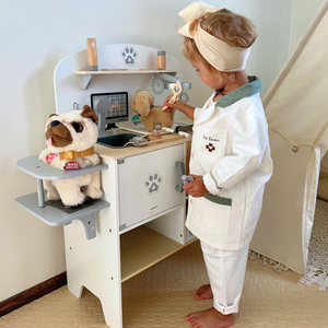 Djursjukhus - set i trä