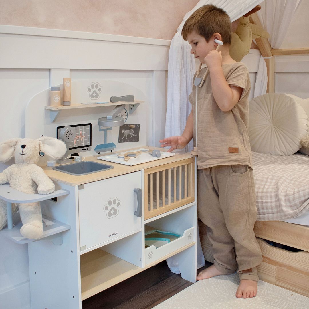 Djursjukhus - set i trä