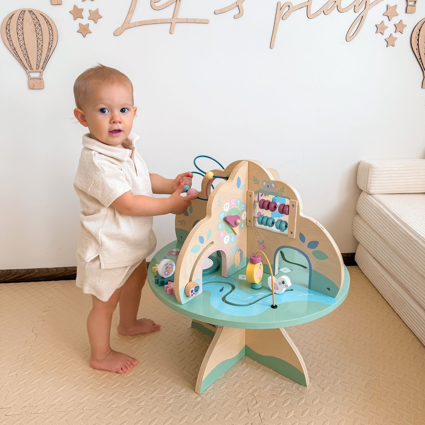 Pedagogiskt bord - multifunktionellt träd