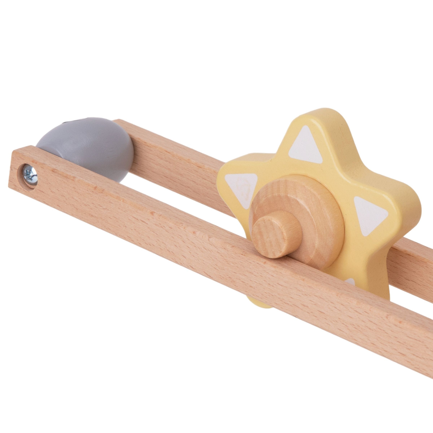 Stor återvändsgränd i trä - rutschkana med snurrande element