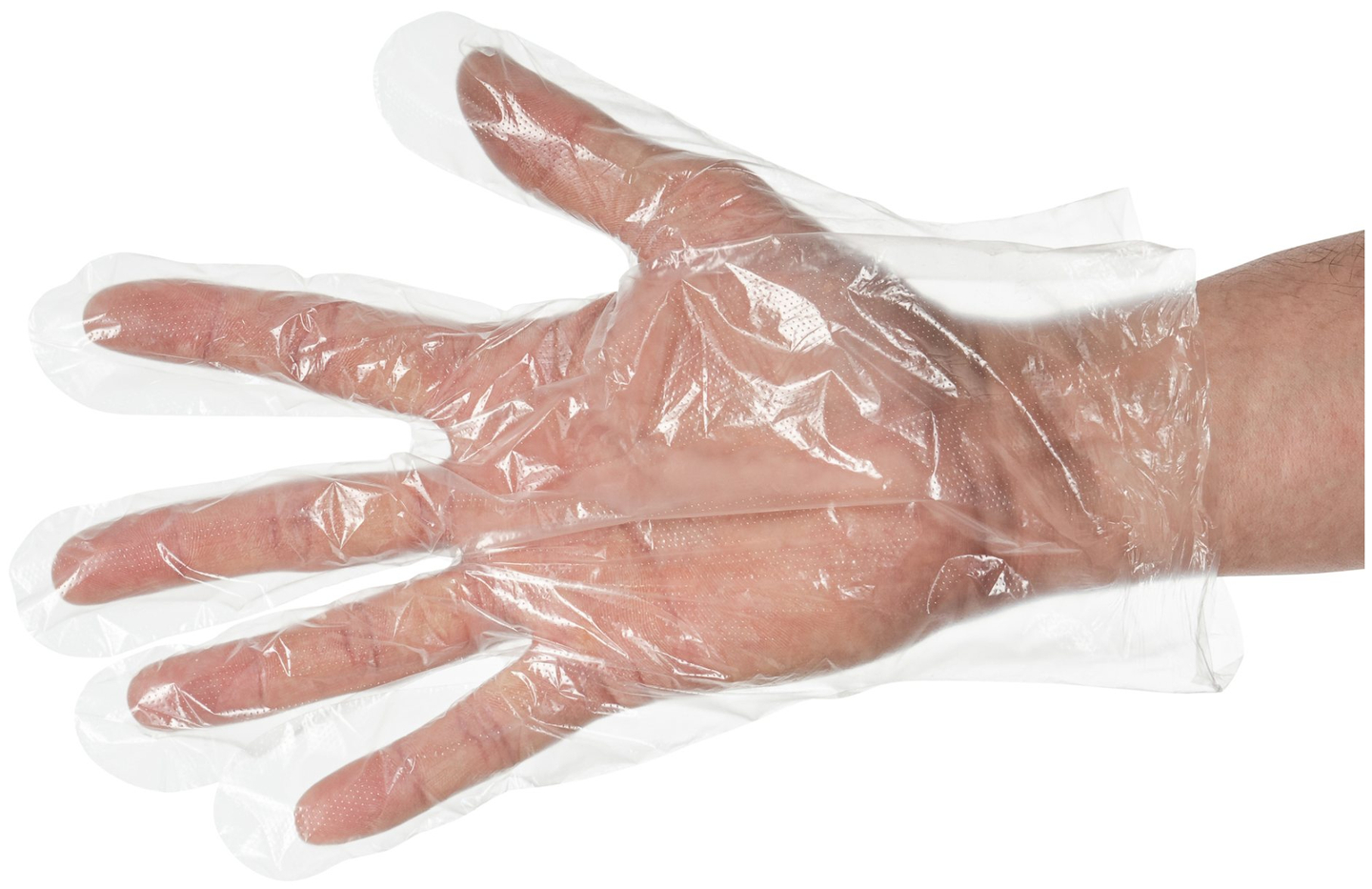 10000 stycken - Engångshandskar av plast HDPE 10um tjockt 