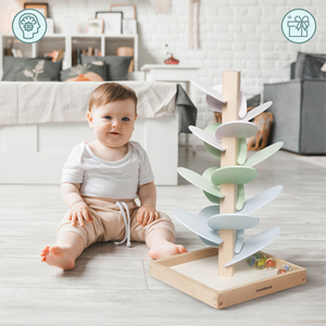 Kulodrom i trä - ljudträd med bollar