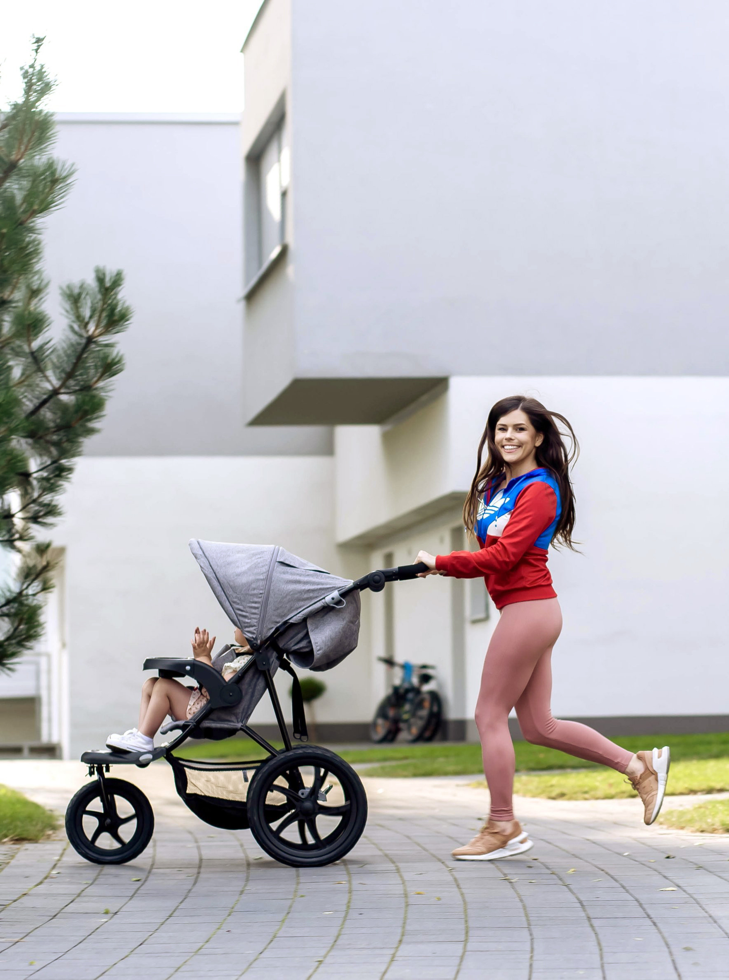 Baby joggingvagn + barnvagn 0m+ Moby-System MOUNTAIN