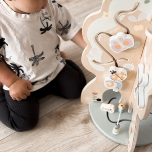 Trä pedagogisk leksak 10 i 1 - multifunktionellt träd