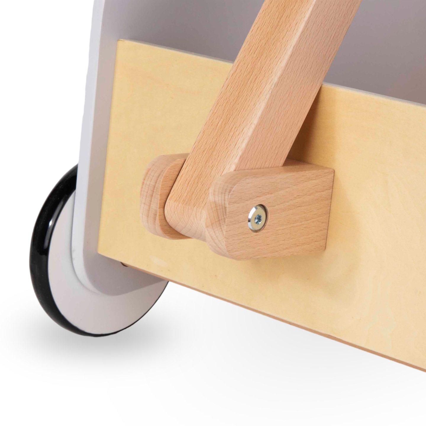 Leksaksvagn i trä - dra släpvagn