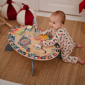 7in1 pedagogiskt träbord, musikaliskt, sensoriskt