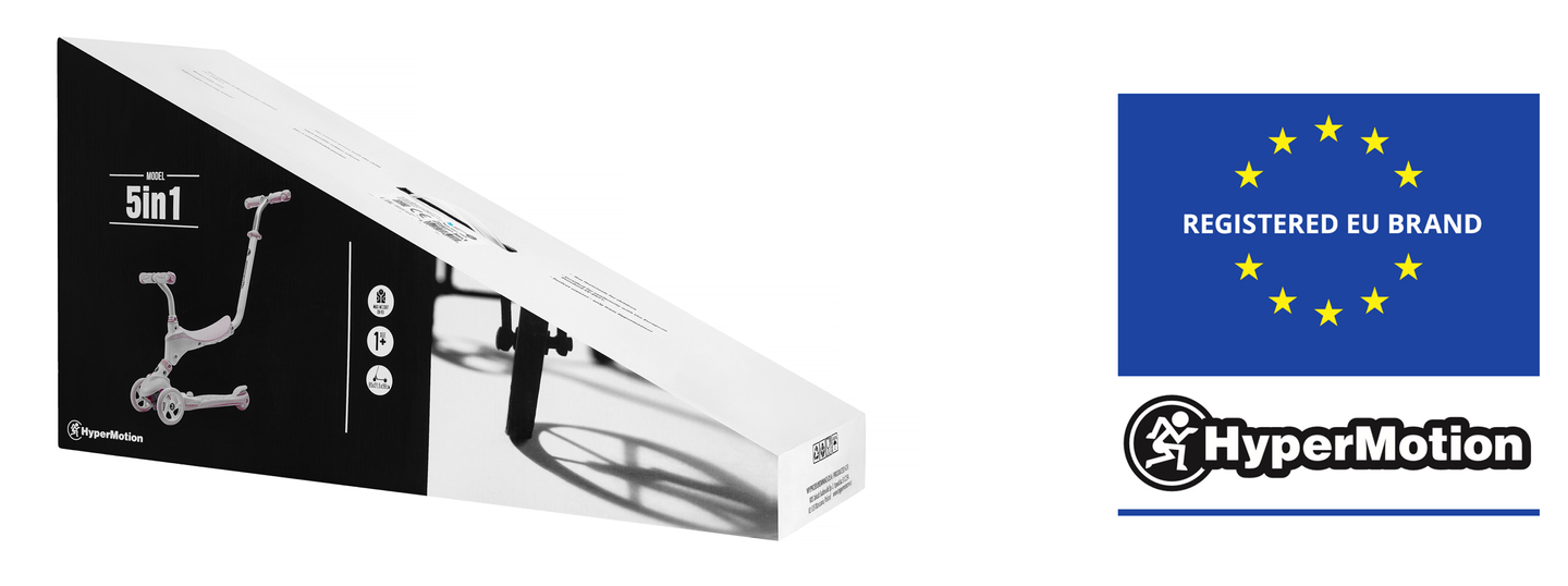 5in1 HyperMotion balansskotern - blå