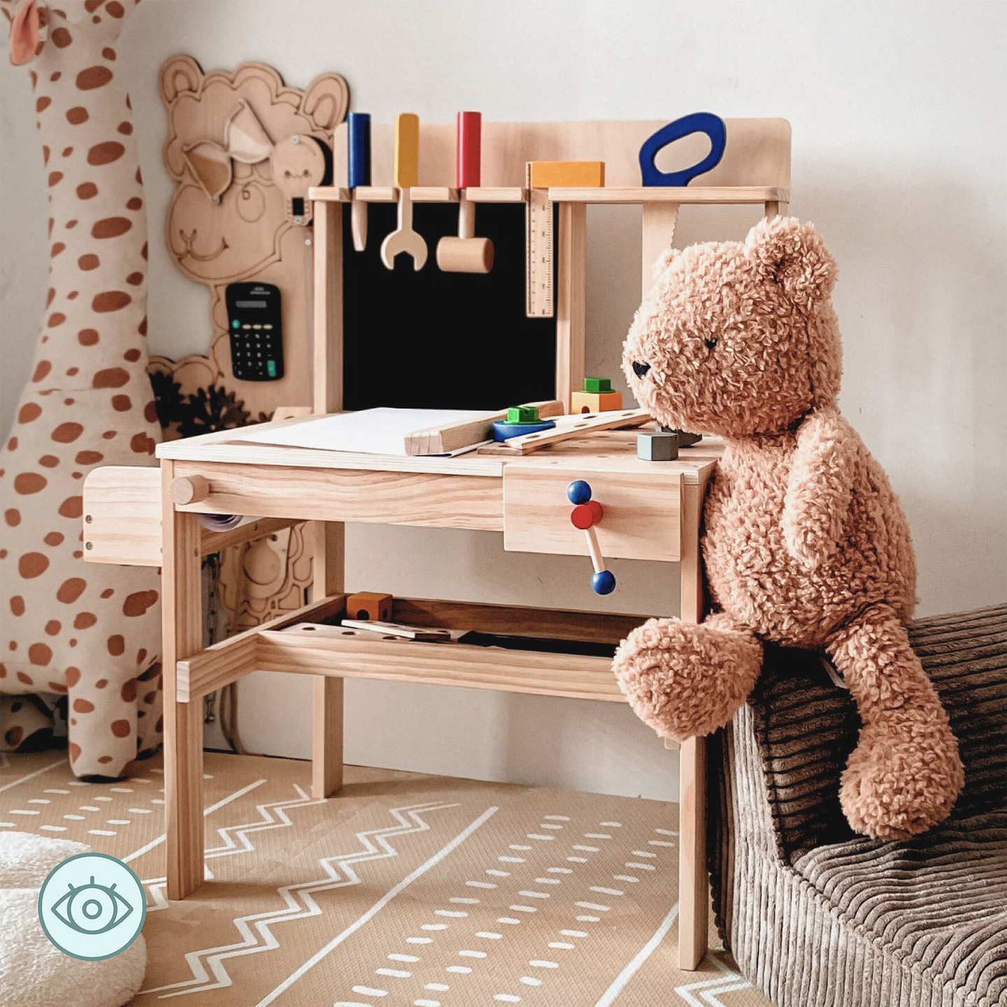 DIY-set i trä XXL - 75 bitar