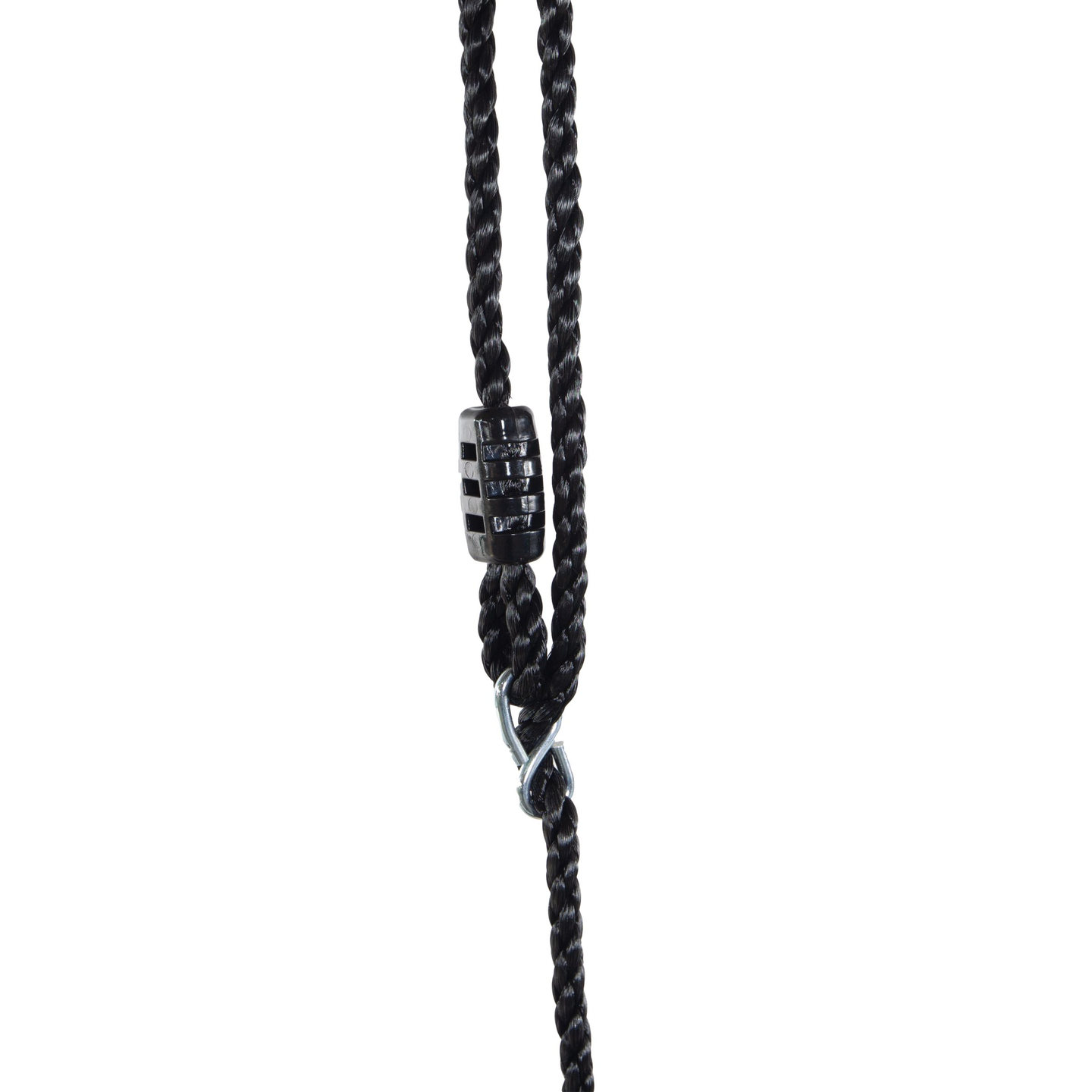 Dubbel trädgårdsgunga med ram och rep - sittdel och storkbo