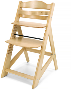 Träfödningsstol Moby-System WOODY - naturlig träfärg