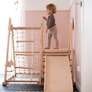 Lekplats av trä för hemmabruk XL 5in1