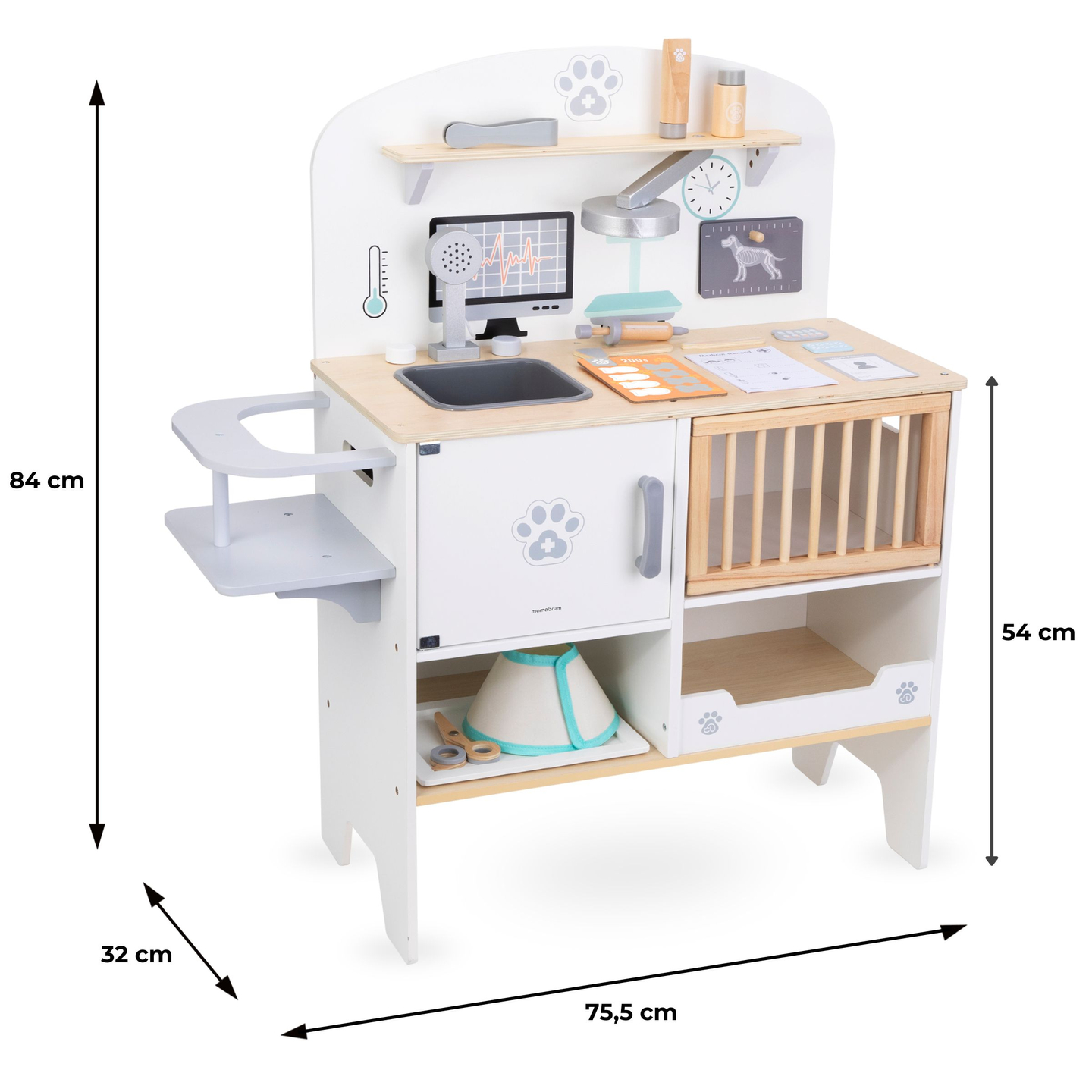 Djursjukhus - set i trä