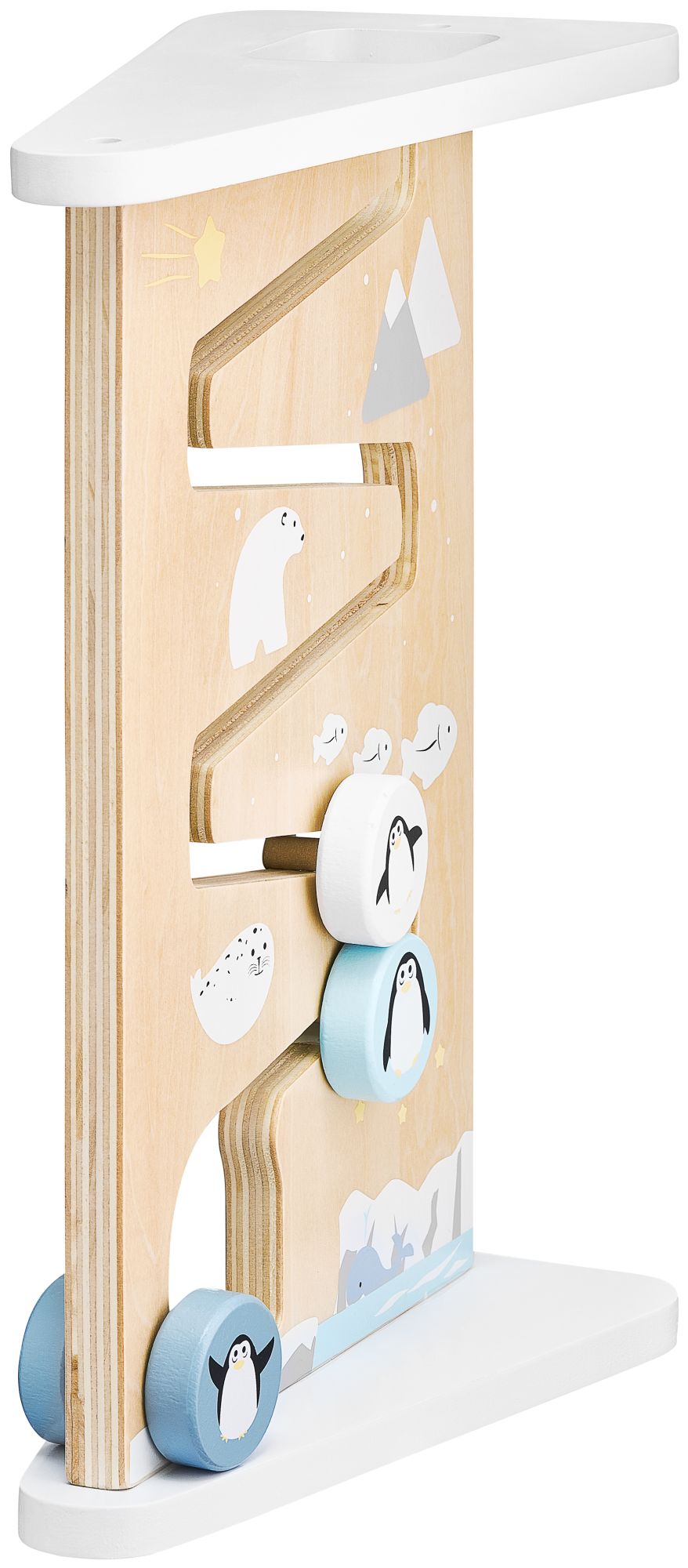 Trä med dubbelsidig sensorisk manipuleringsbräda