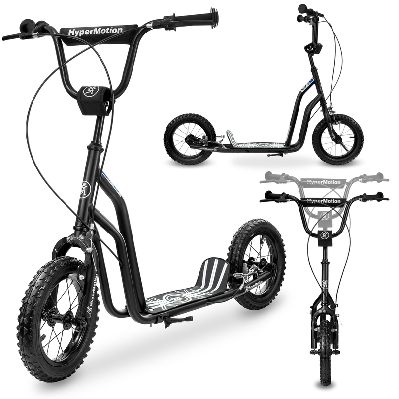 HyperMotion VIVA 12 scooter (30cm pumpade hjul) - Svart