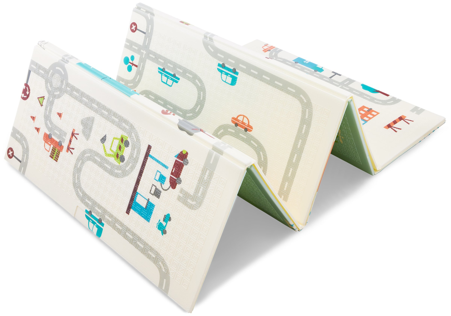 Dubbelsidig skumgummimatta XXL - vikbar 1 CM (berg och väg)