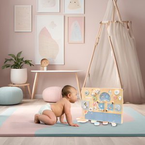 Manipulationsbräda i trä - Cosmos