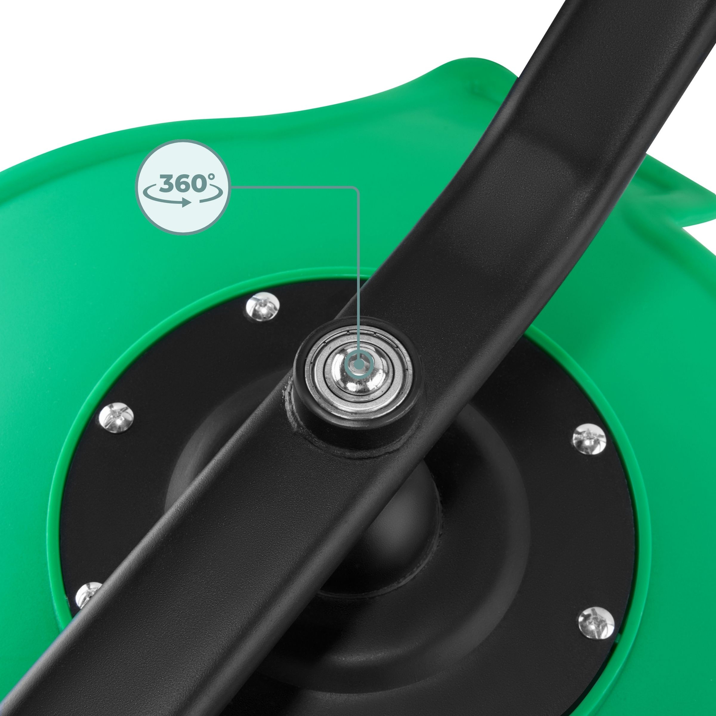 Minikarusell för barn Fisk - färg grön