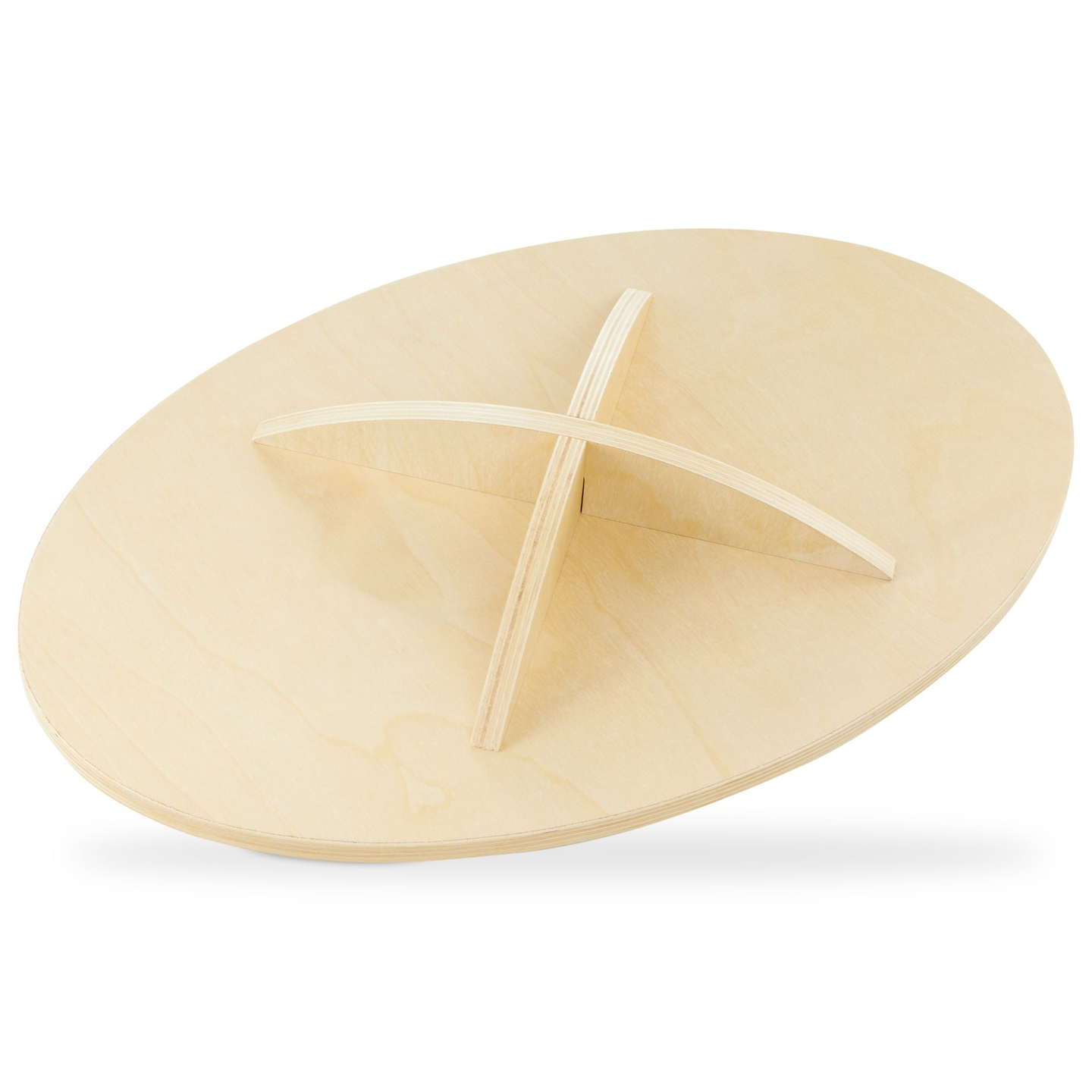 Balansbräda i trä med labyrint och kulor - balansvippa