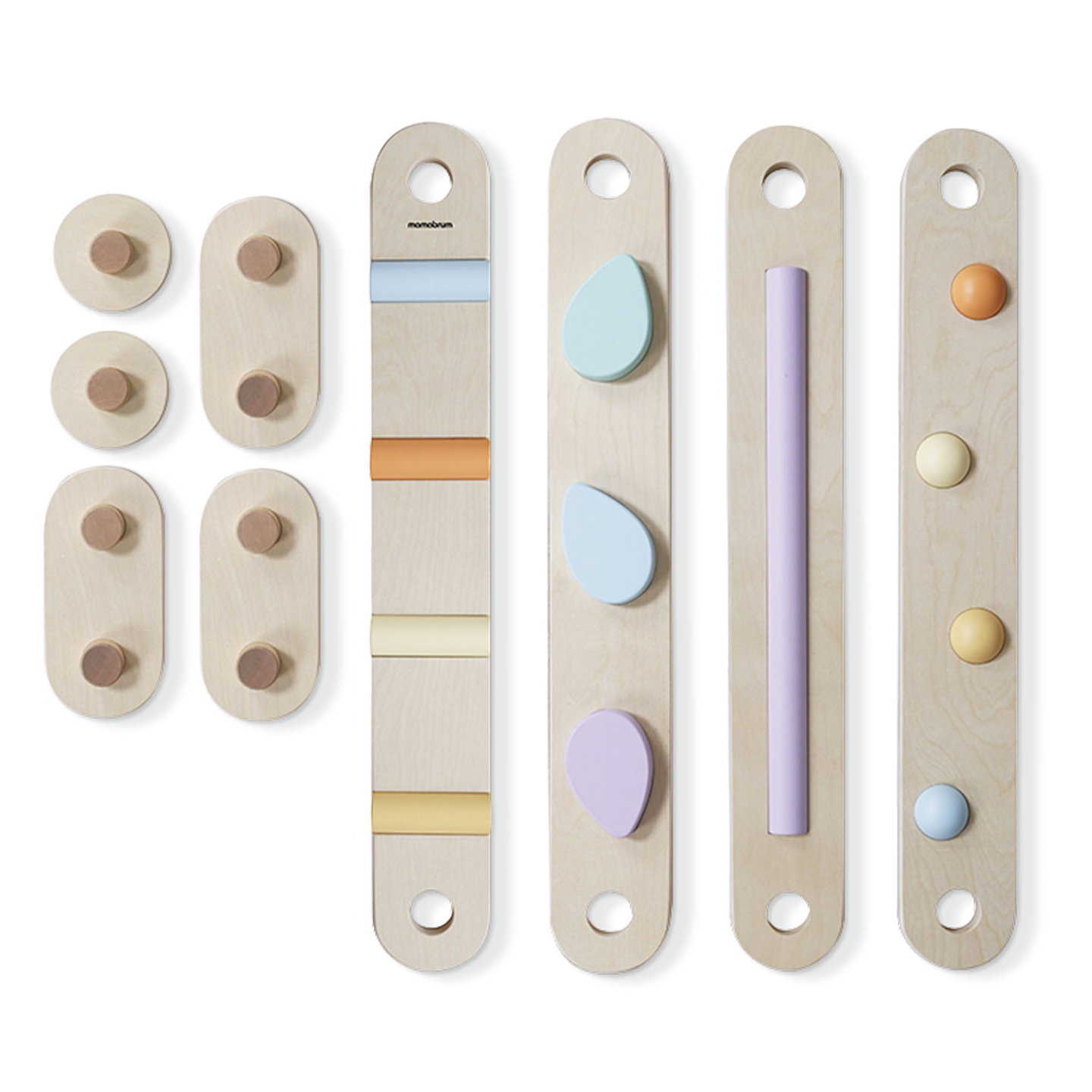 Stor sensorisk stig i trä - balansbana - 9 element