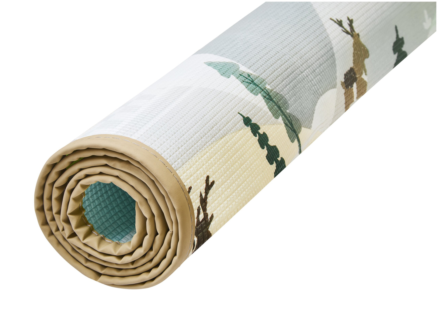 Dubbelsidig skumgummimatta - sagoland / vinterstad